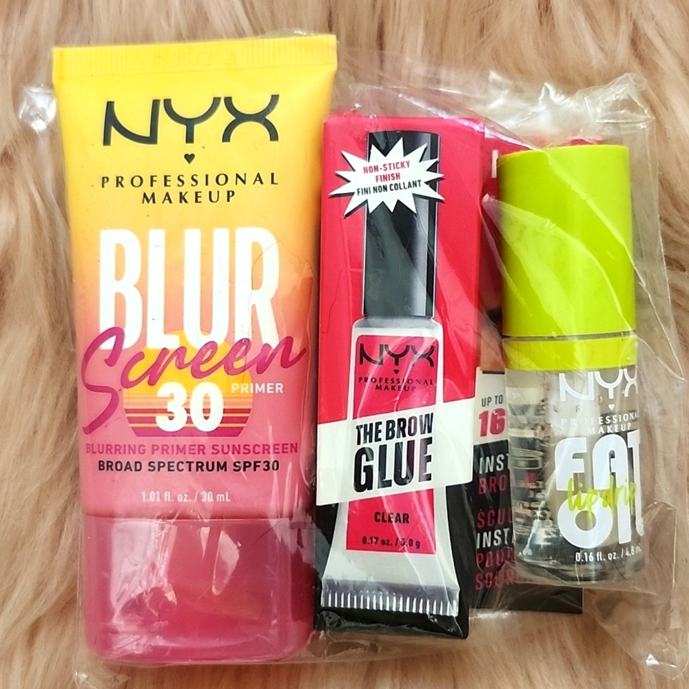 Brand New 3CT BUNDLE NYX ASSORTED COSMETICS